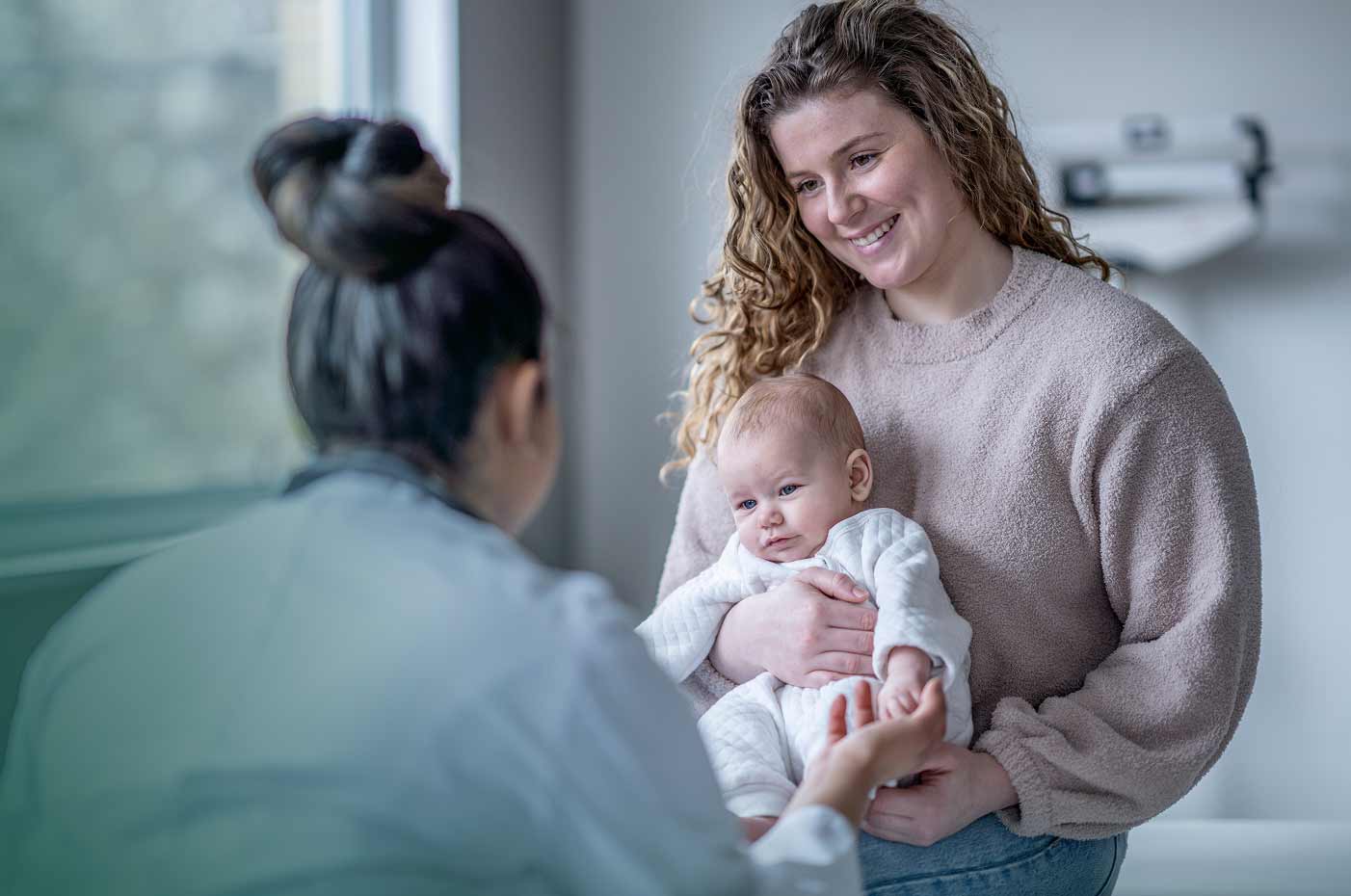A young family meets a doctor